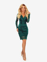 numoco Rochie din dantelă cu decolteu - verde Numoco