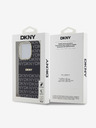 DKNY PC/TPU Repeat Pattern Tonal Stripe Magsafe Back Cover pentru iPhone 14 Pro negru DKNY