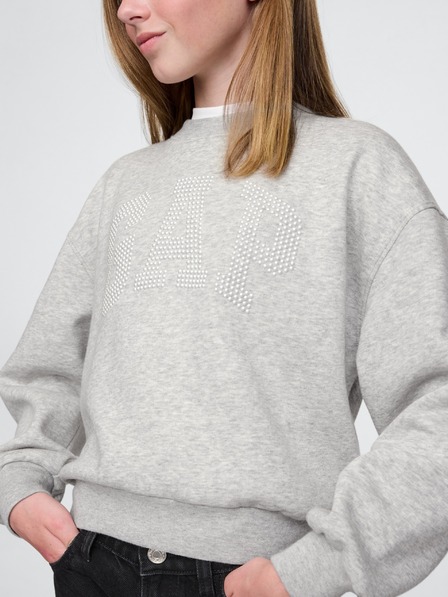 GAP Hanorac oversize cu logo pentru copii GAP