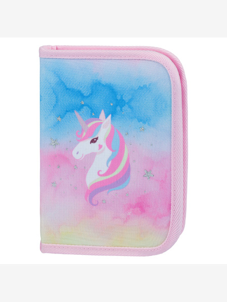 BAAGL  BAAGL Husă pentru creioane școlare Rainbow Unicorn