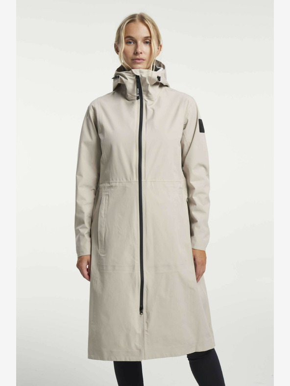 Tenson Geacă lifestyle pentru femei TENSON Maxi Parka W bej deschis
