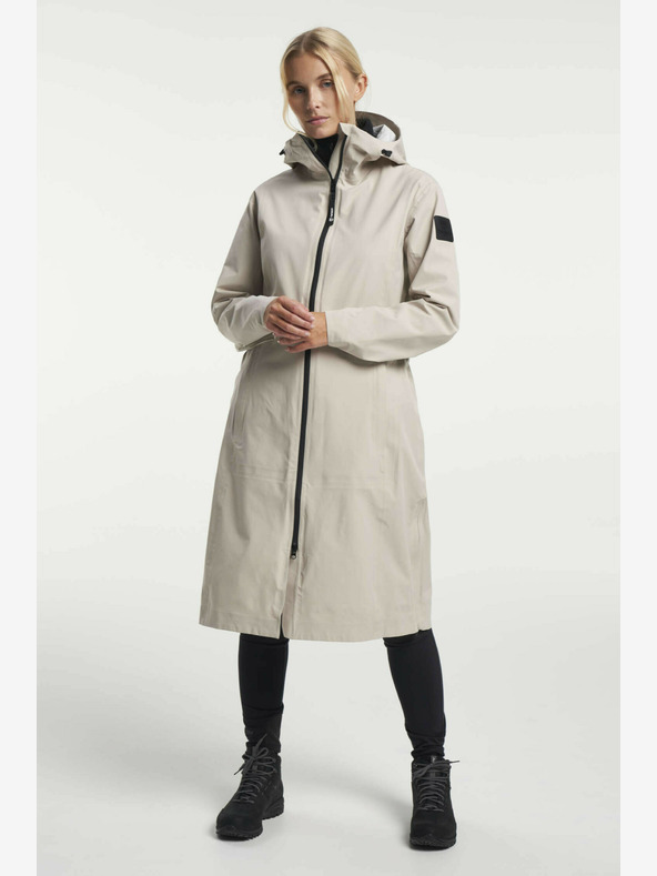Tenson Geacă lifestyle pentru femei TENSON Maxi Parka W bej deschis