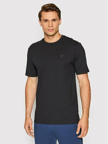 Guess Jeans Tricou negru pentru bărbați Guess jeans T-shirts Jet Black
