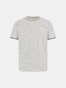Guess Jeans Tricou Guess Jeans T-Shirt Salt White cu model pentru bărbați