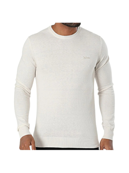 Guess Jeans Tricou bărbătesc alb signature Guess jeans