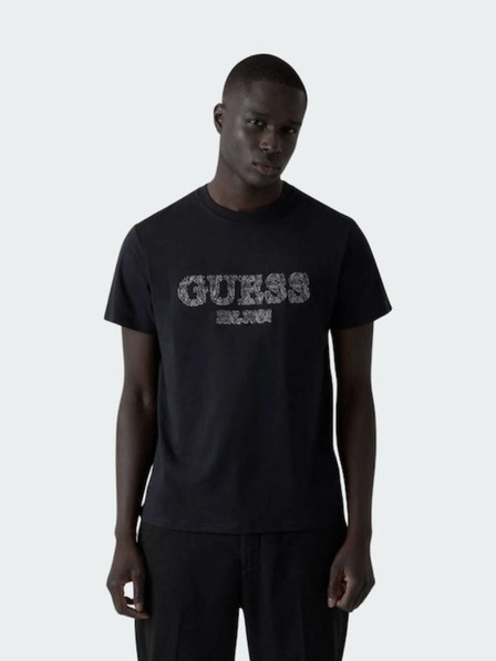 Guess Jeans Tricou bărbătesc negru k8fq4 Guess jeans