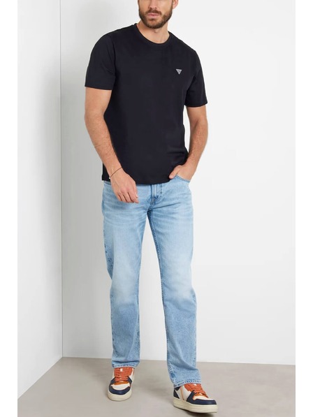 Guess Jeans Tricou bărbătesc negru Guess jeans Jet Black