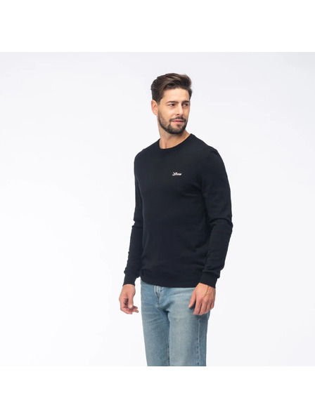 Guess Jeans Tricou bărbătesc negru signature Guess jeans