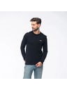 Guess Jeans Tricou bărbătesc negru signature Guess jeans