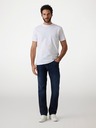 Guess Jeans Tricou bărbătesc alb cu imprimeu bujori Guess jeans