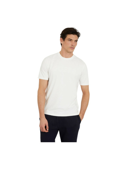 Guess Jeans Tricou bărbătesc alb Alphy Guess jeans