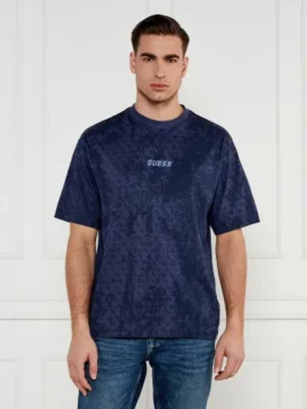 Guess Jeans Tricou bărbătesc albastru Gotam Guess jeans