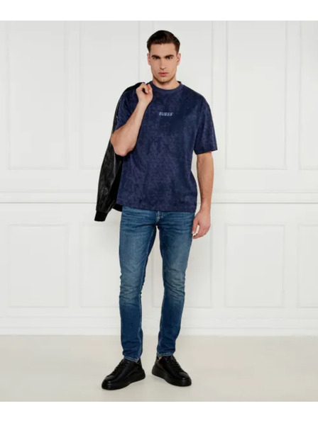Guess Jeans Tricou bărbătesc albastru Gotam Guess jeans