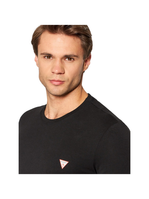 Guess Jeans Tricou Slim Fit negru Core str Guess jeans pentru bărbați