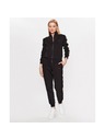 Guess Jeans Hanorac negru cu logo lateral Guess jeans pentru femei