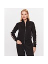 Guess Jeans Hanorac negru cu logo lateral Guess jeans pentru femei