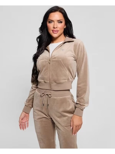 Guess Jeans Hanorac maro Coutore D104 Guess jeans pentru femei