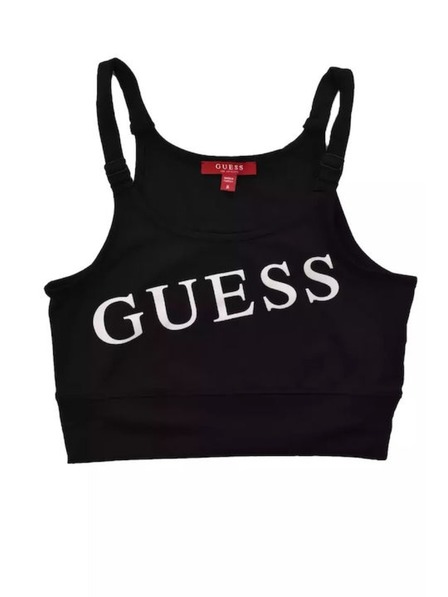 Guess Jeans Sutien negru fără bureți pentru femei Guess