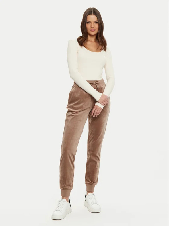 Guess Jeans Bluză damă albă Ecru Regular Fit Guess Jeans