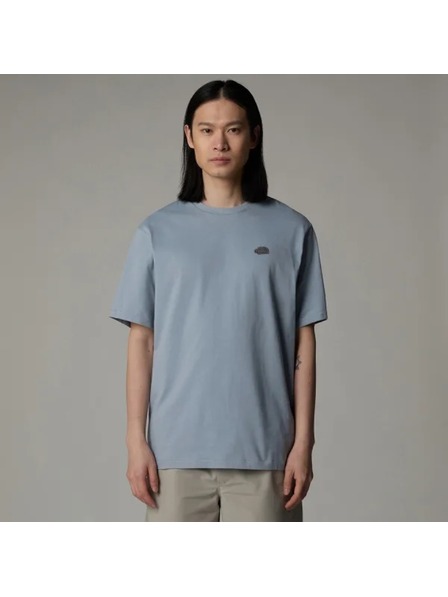 The North Face Tricou albastru pentru bărbați The North Face Smoked Pearl Natural Dye s/s Tee