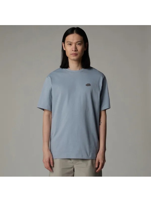 The North Face Tricou albastru pentru bărbați The North Face Smoked Pearl Natural Dye s/s Tee