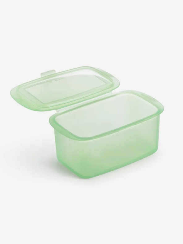 Lékué Cutie de depozitare a alimentelor din silicon verde Lékué (1000 ml )