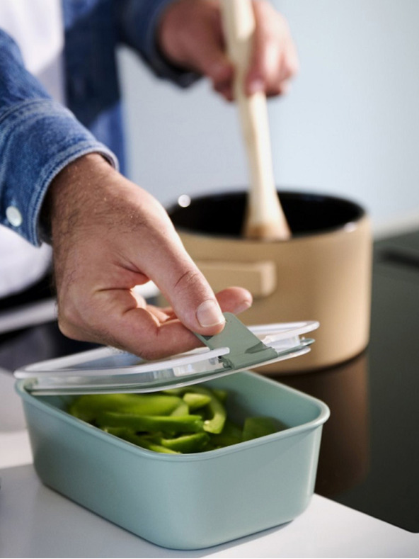 Mepal Cutie de depozitare a alimentelor Mepal EasyClip negru 1500 ml