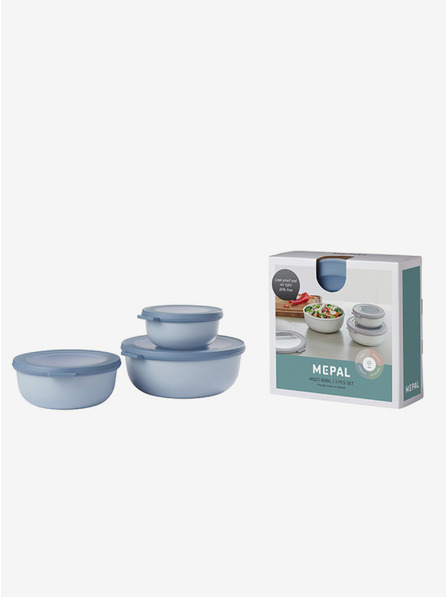 Mepal Set de trei boluri în culoare albastru deschis Mepal Cirqula 350+750+1250 ml