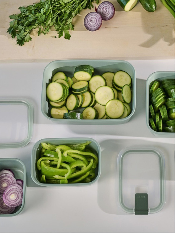 Mepal Cutie de depozitare a alimentelor Mepal EasyClip verde deschis (450 ml)