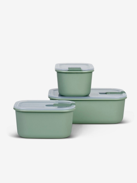 Mepal Set de trei cutii de depozitare a alimentelor în verde deschis Mepal EasyClip 2x450 + 1000 ml
