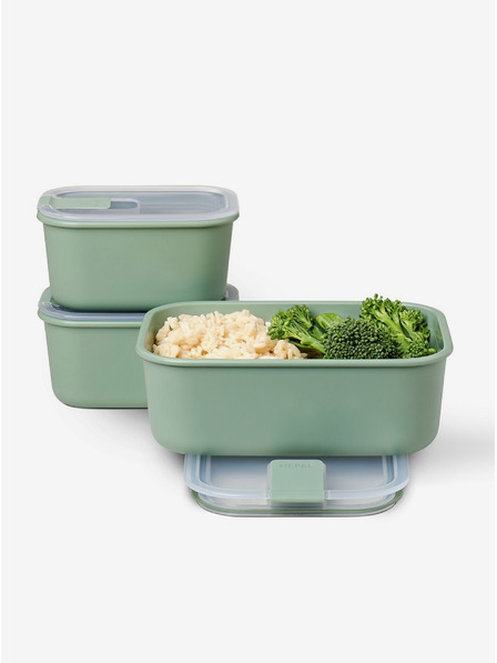 Mepal Set de trei cutii de depozitare a alimentelor în verde deschis Mepal EasyClip 2x450 + 1000 ml