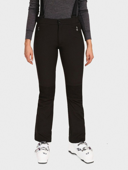 Kilpi Pantaloni de schi softshell negri pentru femei Kilpi DIONE