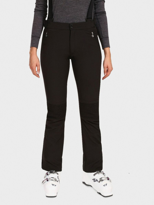 Kilpi Pantaloni de schi softshell negri pentru femei Kilpi DIONE