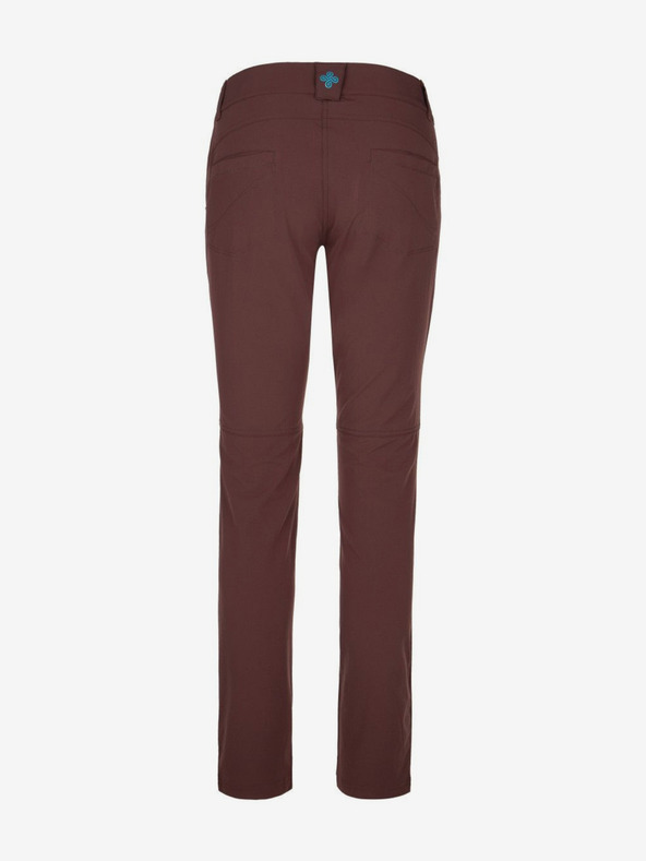Kilpi Pantaloni de exterior de damă burgundy Kilpi BRODELIA