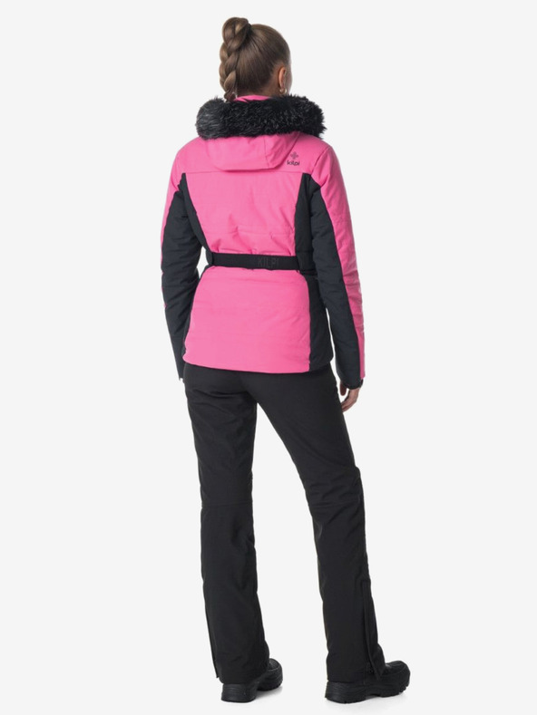 Kilpi Pantaloni de schi Softshell roz pentru femei Kilpi DIONE