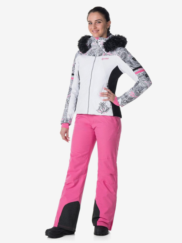 Kilpi Pantaloni de schi roz pentru femei Kilpi ELARE