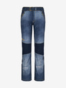 Kilpi Pantaloni de schi softshell albaștri pentru femei Kilpi JEANSO