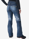 Kilpi Pantaloni de schi softshell albaștri pentru femei Kilpi JEANSO
