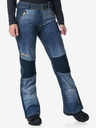 Kilpi Pantaloni de schi softshell albaștri pentru femei Kilpi JEANSO