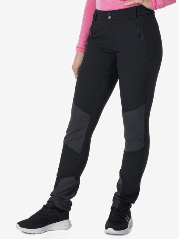 Kilpi Pantaloni de exterior negri pentru femei KILPI NUUK