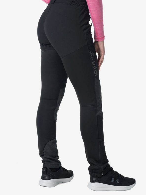 Kilpi Pantaloni de exterior negri pentru femei KILPI NUUK