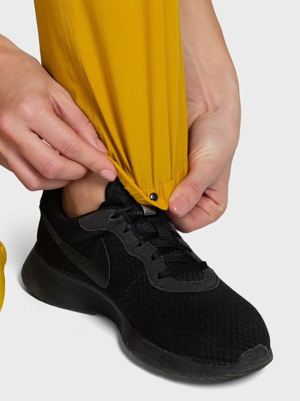 Kilpi Pantaloni de exterior galbeni pentru femei Kilpi HOSIO