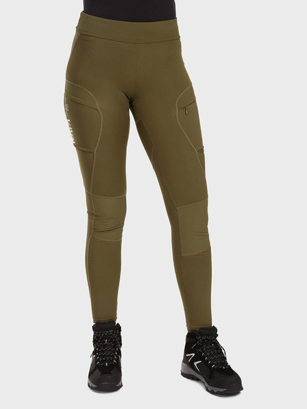 Kilpi Jambiere de exterior kaki pentru femei Kilpi MOUNTERIA