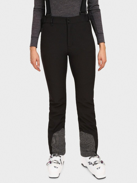 Kilpi Pantaloni de schi softshell negri pentru femei Kilpi RHEA