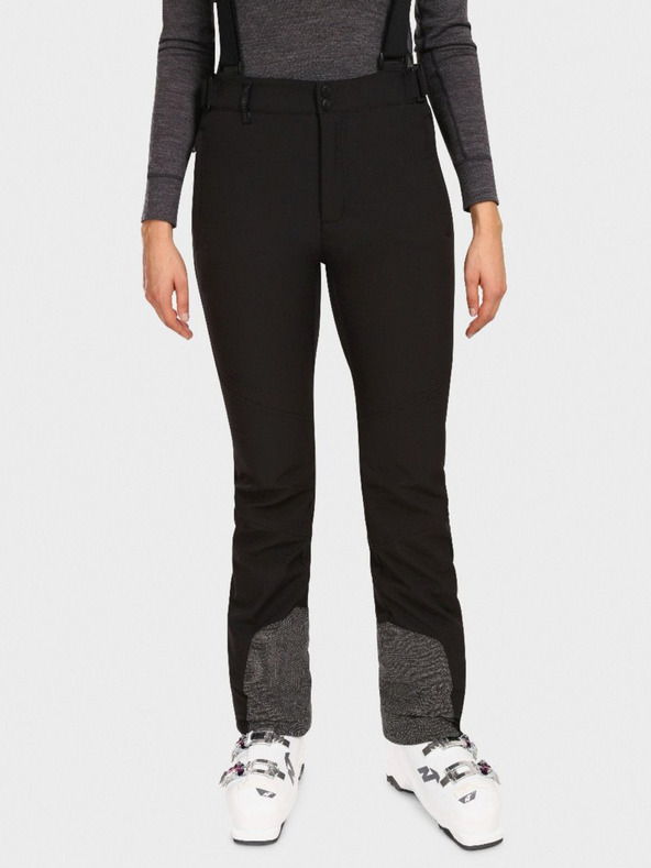Kilpi Pantaloni de schi softshell negri pentru femei Kilpi RHEA