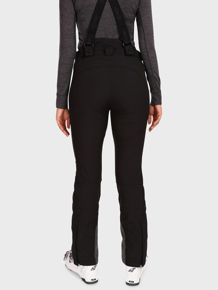 Kilpi Pantaloni de schi softshell negri pentru femei Kilpi RHEA
