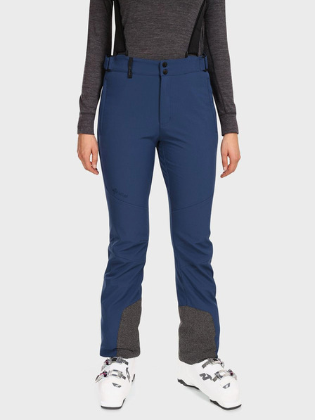 Kilpi Pantaloni de schi softshell pentru femei, albastru închis Kilpi RHEA