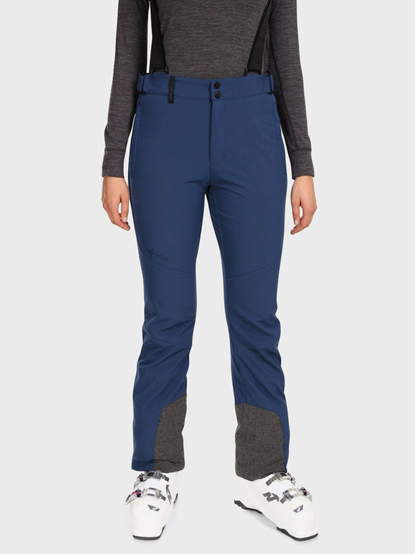 Kilpi Pantaloni de schi softshell pentru femei, albastru închis Kilpi RHEA