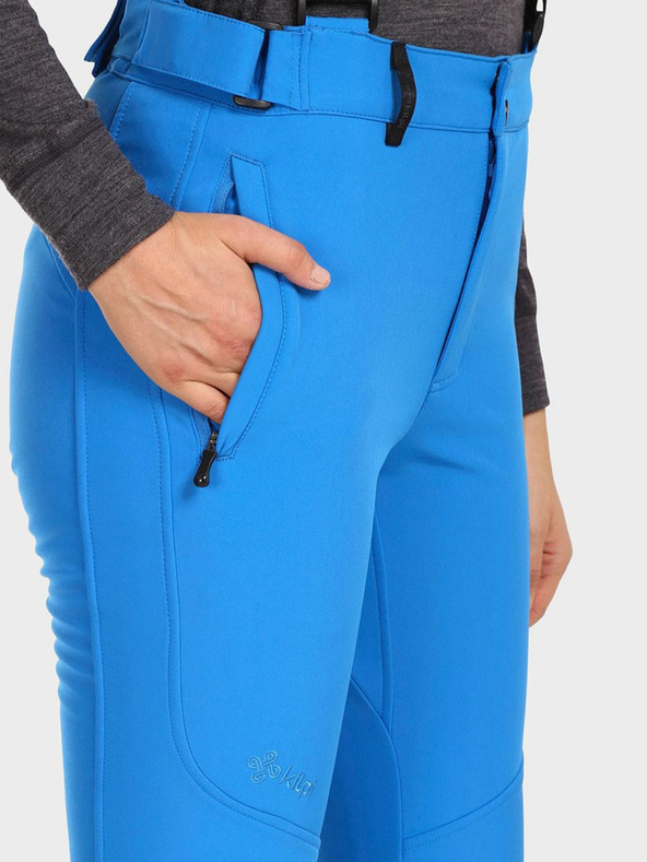 Kilpi Pantaloni de schi softshell pentru femei, albastru Kilpi RHEA
