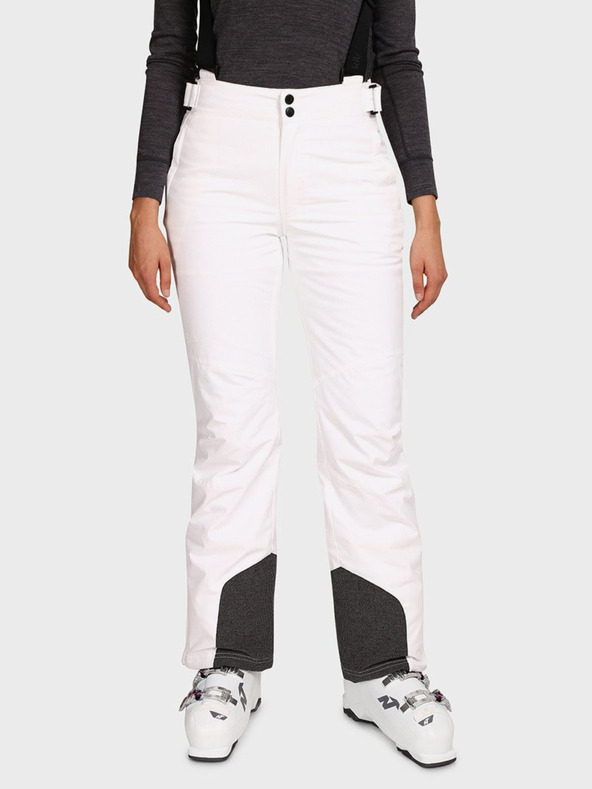 Kilpi Pantaloni de schi pentru femei KILPI ELARE White
